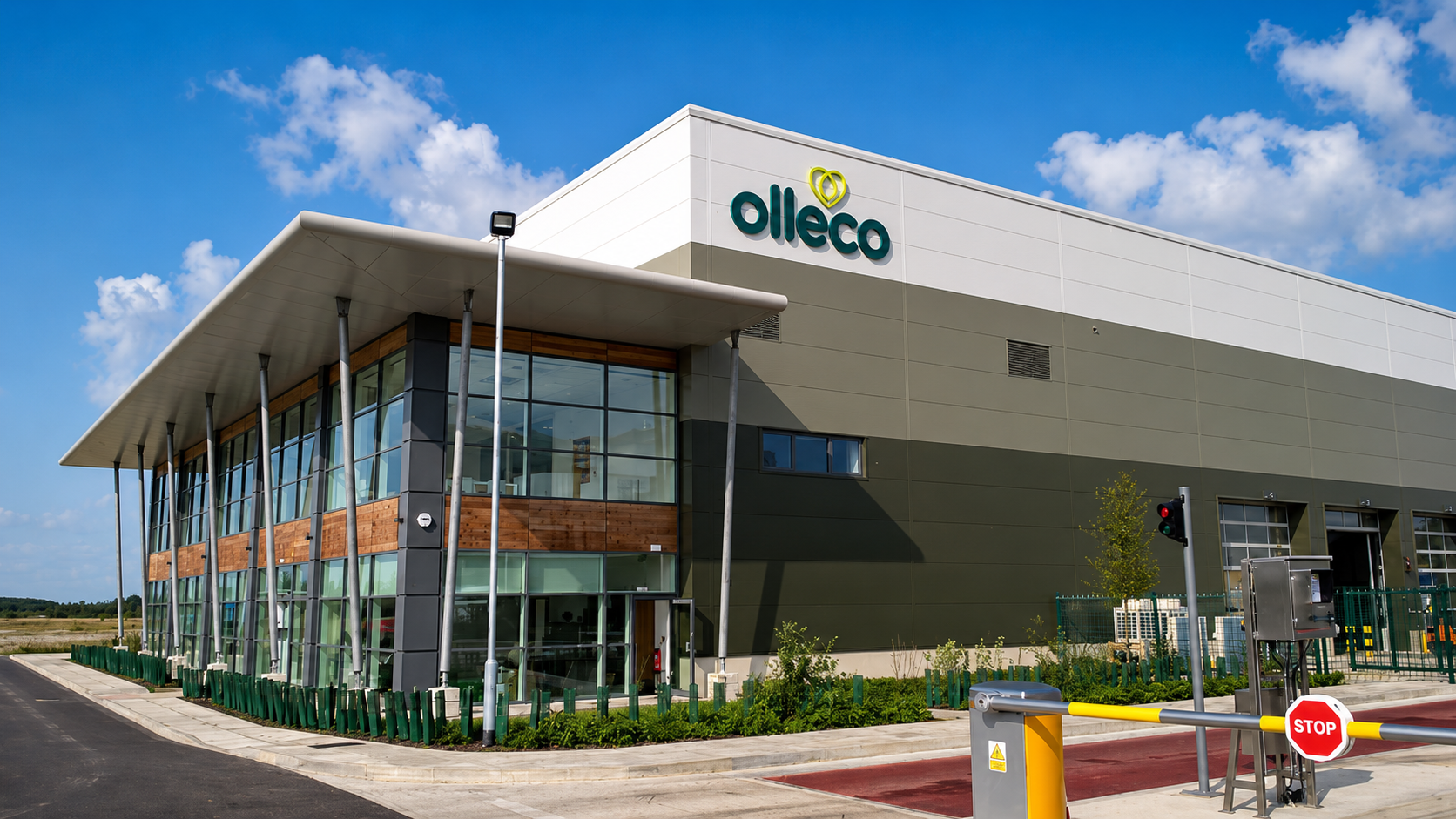 Completed Olleco flagship processing facility